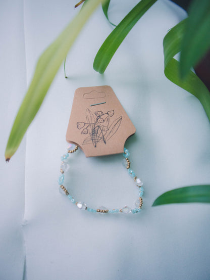gentle sky blue bracelet