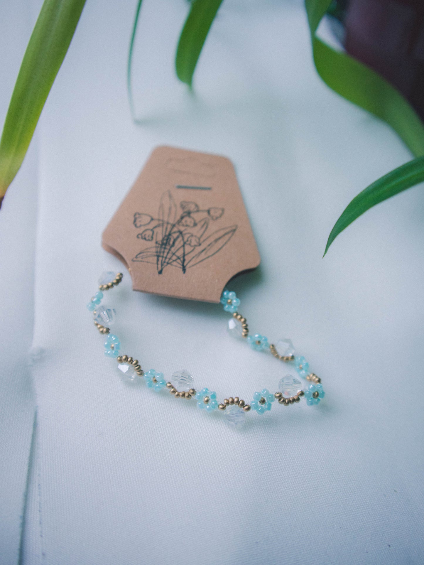 gentle sky blue bracelet