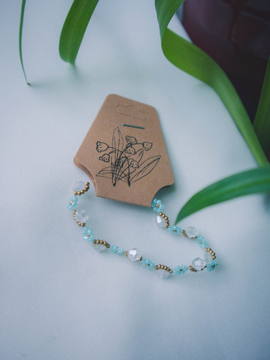 gentle sky blue bracelet