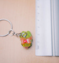 Silly Coquette Frog Keychain