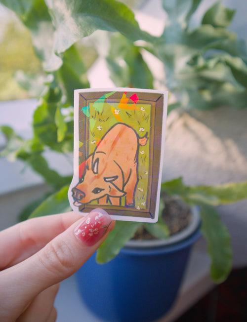 Cow and Ladybug Stickers