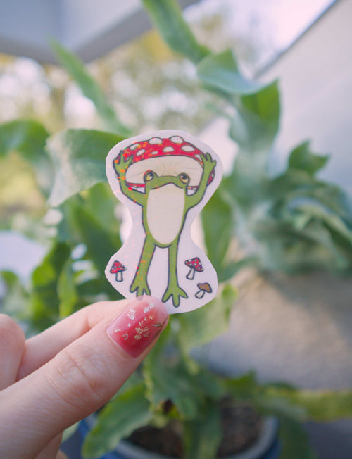 Mushroom Hat Frog