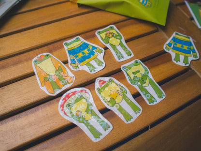 3 Random Blindbox Ribbity Stickers