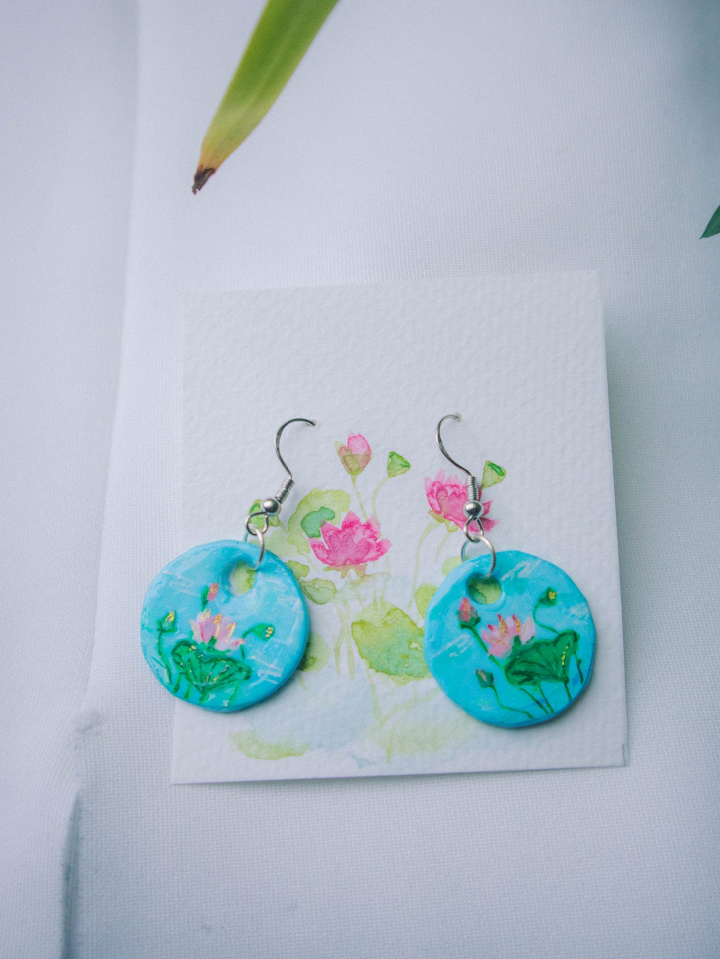"Lotus"-Earrings
