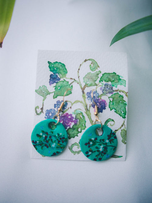 Blackberries- Earrings