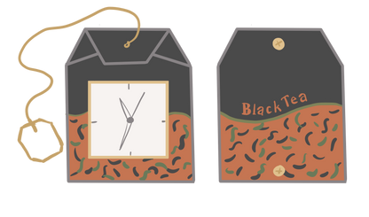 Teabag Watch Keychain