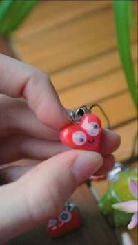 Silly Googly Heart Charm