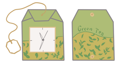 Teabag Watch Keychain