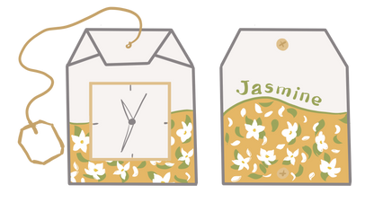 Teabag Watch Keychain