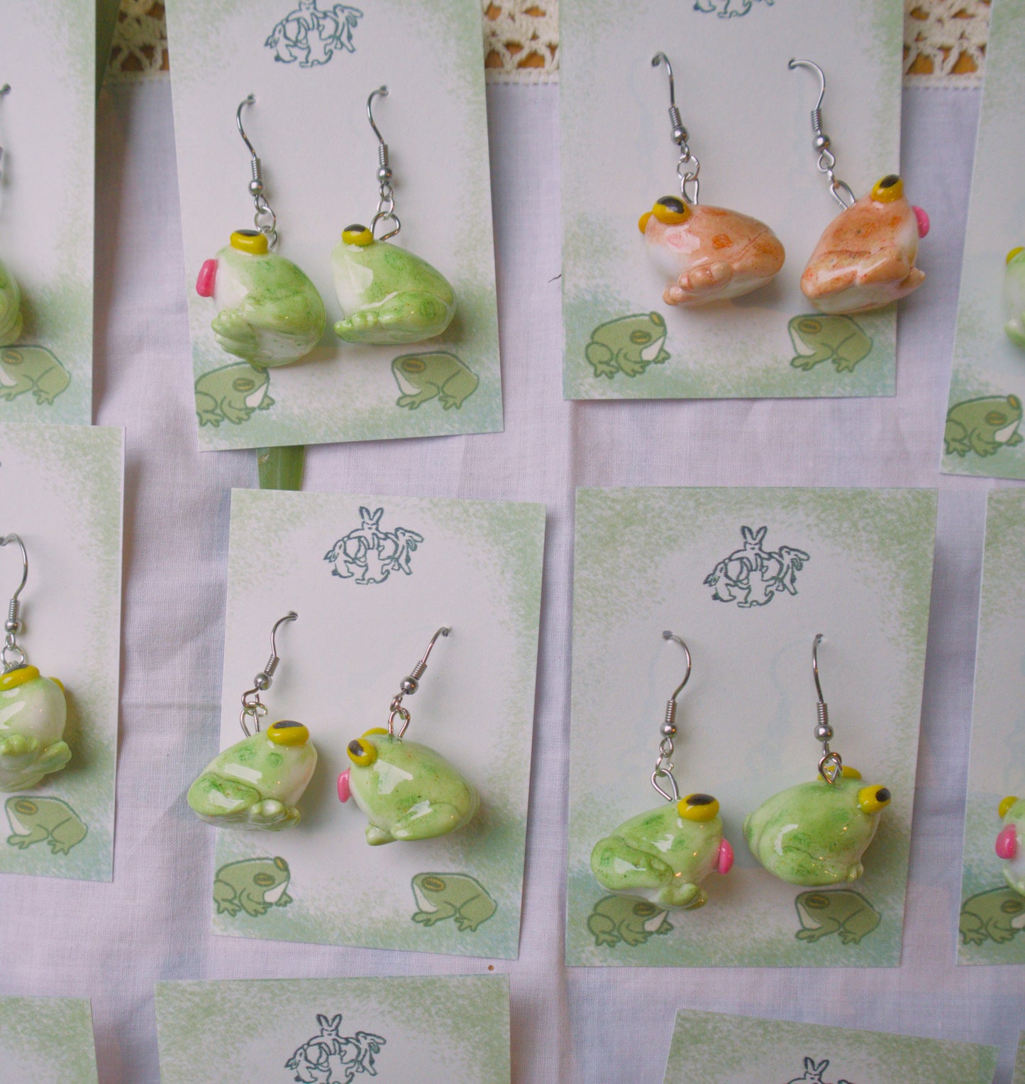 Silly Frogs Earrings