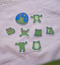 Froggy Sticker Flakes