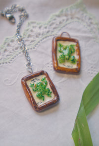 Framed Frog Necklace