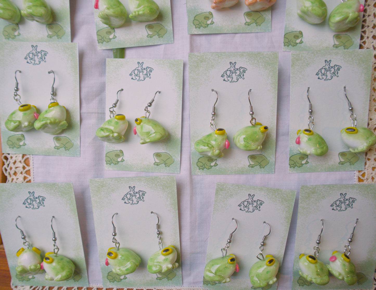 Silly Frogs Earrings