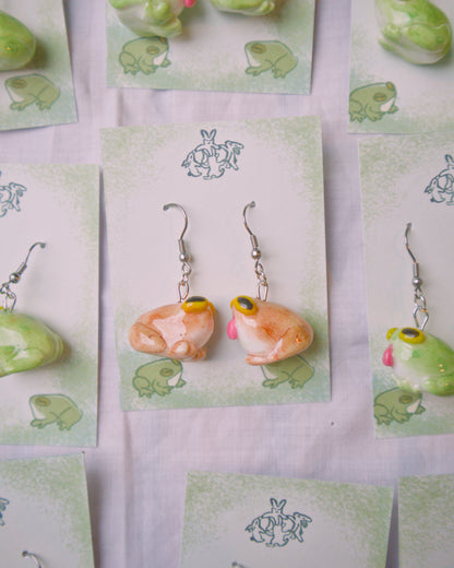 Silly Toad Earrings
