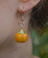 Pumpkin Frogs Earrings