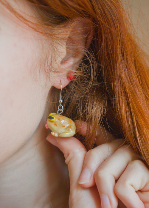 Silly Toad Earrings