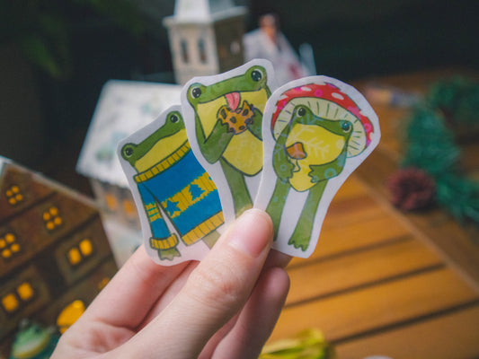 3 Random Blindbox Ribbity Stickers