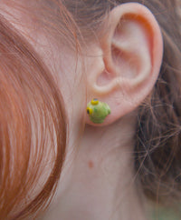 Tiny Frog Stud Earring