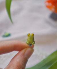Tiny Frog Stud Earring