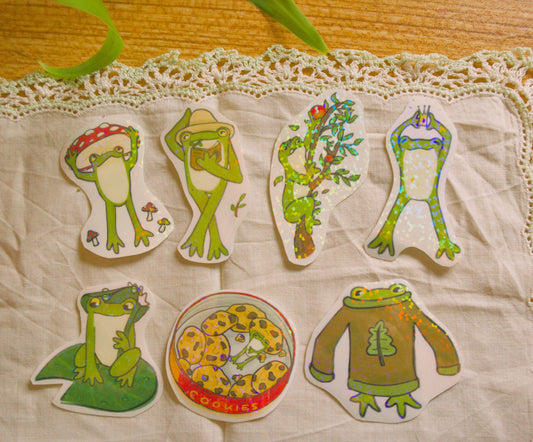 Ribbity's Whimsical Life Stickers