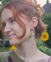 Tiny Ladybug Stud Earring