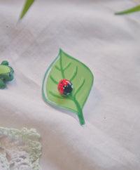 Tiny Ladybug Stud Earring