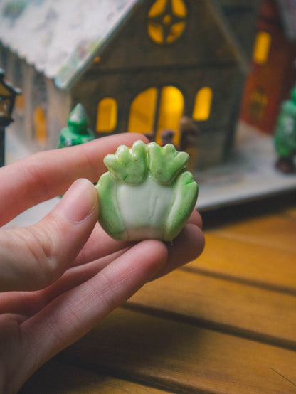 "Gloria" the glorious Christmas Frog Desk Buddy